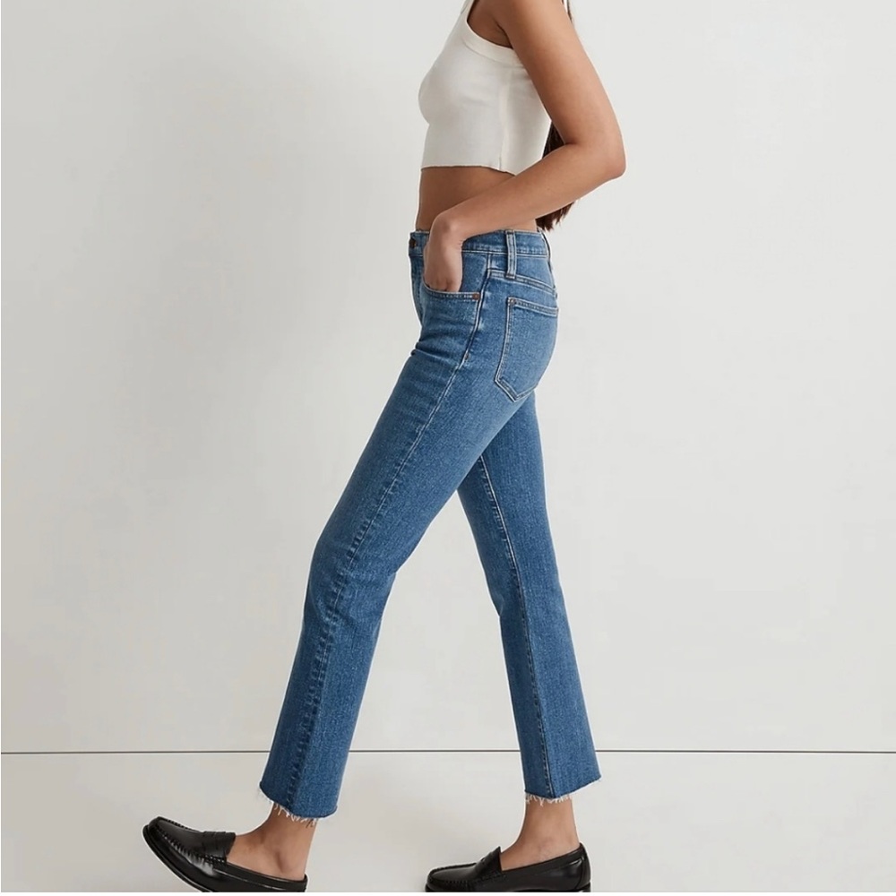 NWOT Madewell Midrise Kick Out Jeans